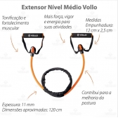 Extensor Elástico Nível Médio Vollo