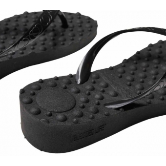 Chinelo massageador anabela