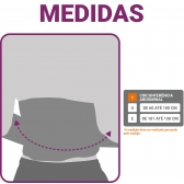 Cinta Lombar com Hastes de Aço Flexíveis